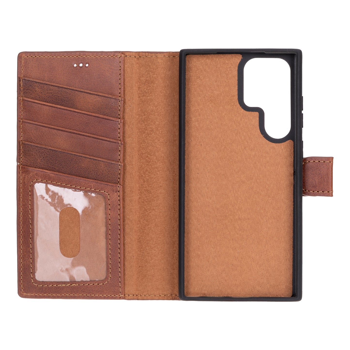Magic Samsung Galaxy S23 Ultra Leather Detachable Wallet Case