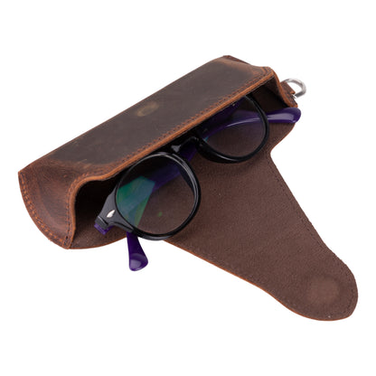 Riviera Genuine Leather Glasses Case