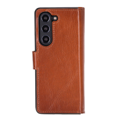 Wallet Case Samsung Galaxy Z Fold 5 Non-Detachable Genuine Leather Wallet Case - WC