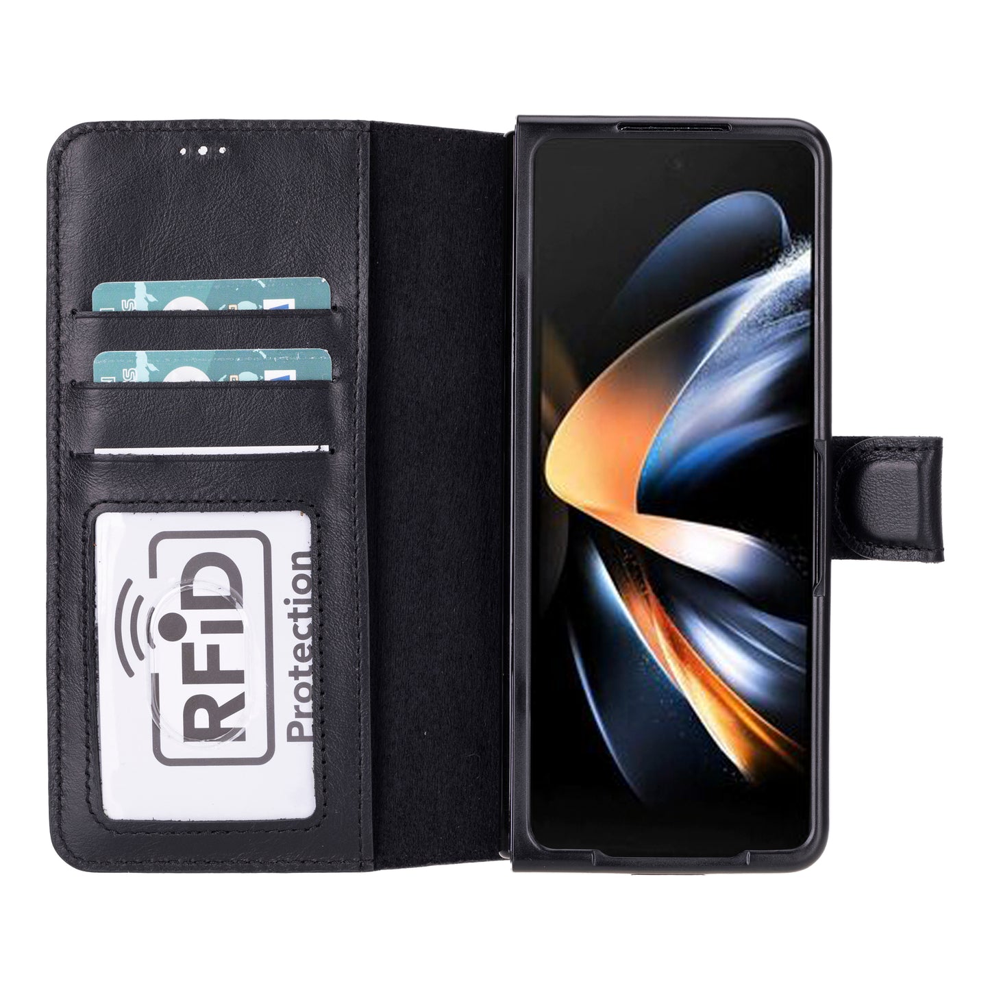 Samsung Galaxy Z Fold 5 Leather Wallets - MWS