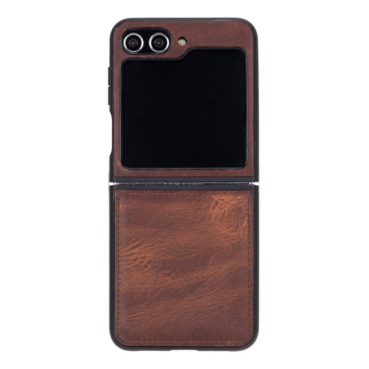 Flex Cover Samsung Galaxy Z Flip 5 Genuine Leather Back Cover / FXC