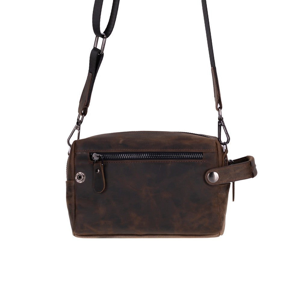 Tiger Leather Dopp Kit