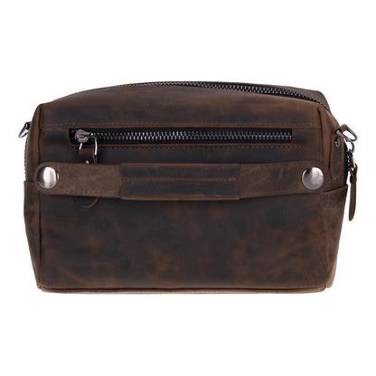 Tiger Leather Dopp Kit