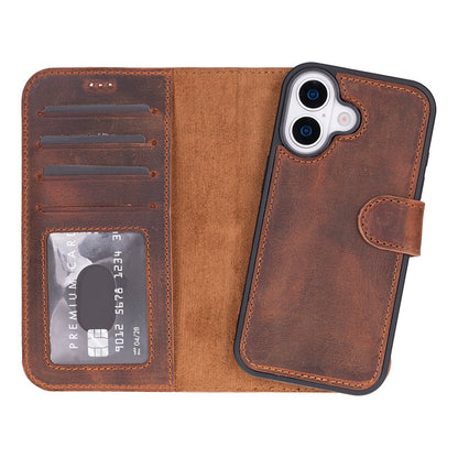 Magic iPhone 17 Leather Detachable Wallet Case