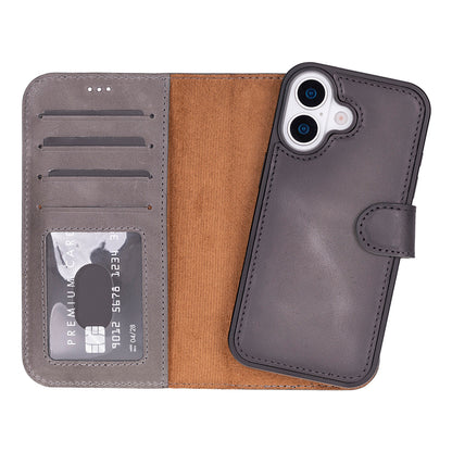 Magic iPhone 17 Leather Detachable Wallet Case