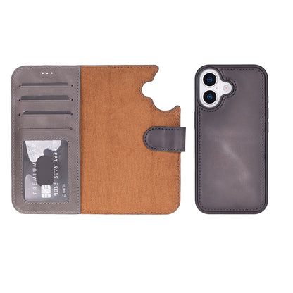 Magic iPhone 17 Leather Detachable Wallet Case