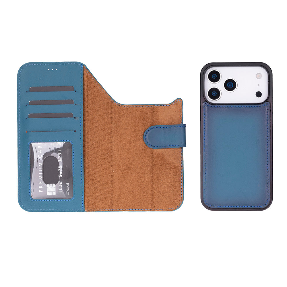 Magic iPhone 17 Pro Leather Detachable Wallet Case