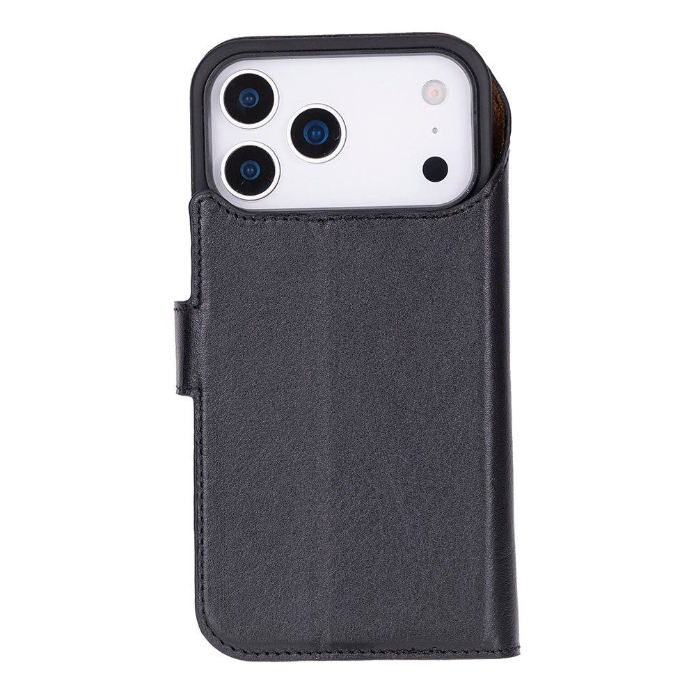 Magic iPhone 17 Pro Detachable Leather Wallet Case