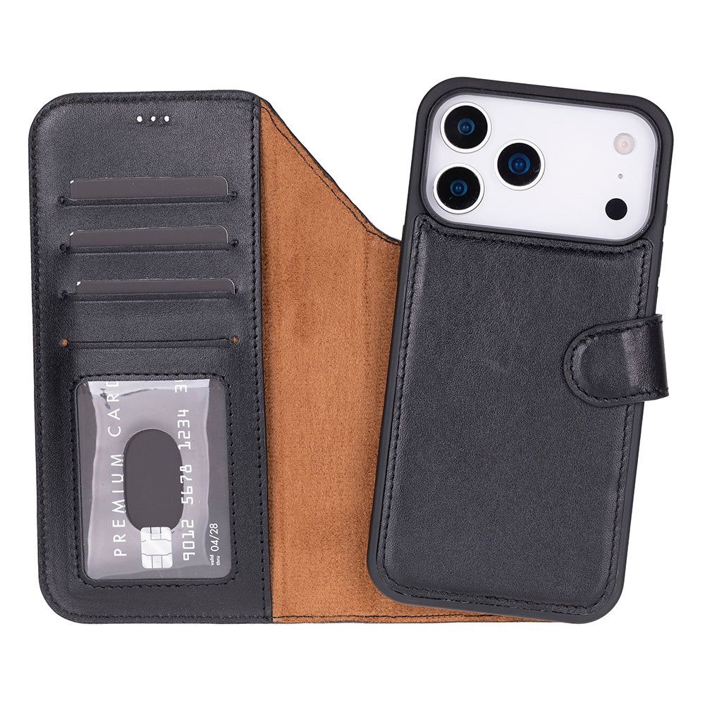 Magic iPhone 18 Pro Max Leather Detachable Wallet Case