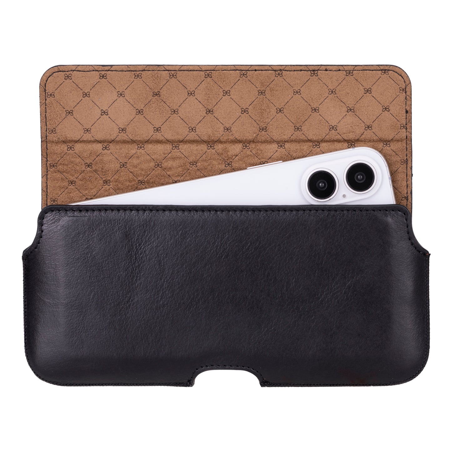 Aslant Belt iPhone 16 Pro Max Leather Case