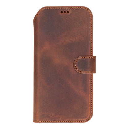 Magic iPhone 17 Pro Max Leather Detachable Wallet Case