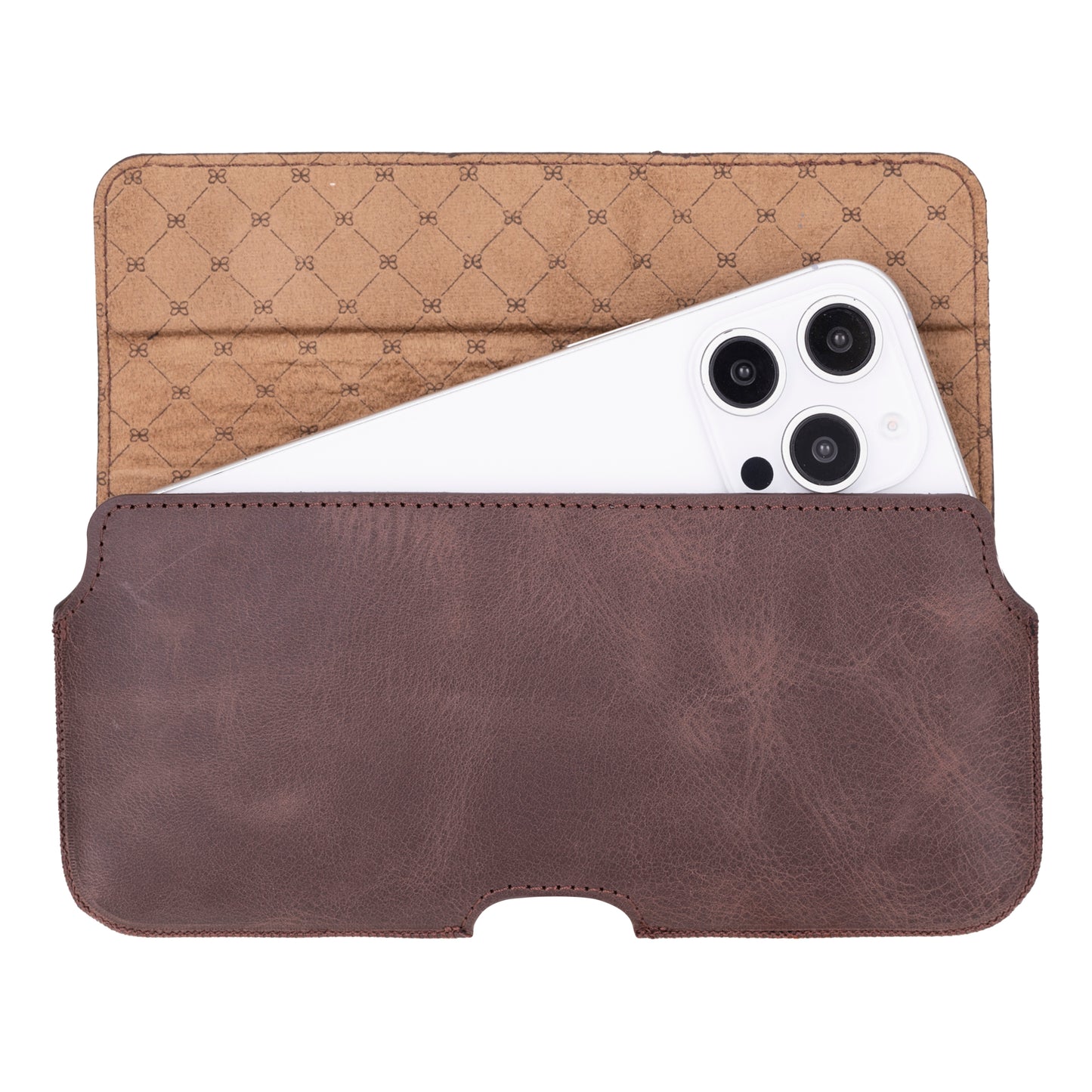 Aslant Belt iPhone 16 Pro Leather Case