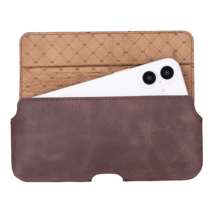 Aslant Belt iPhone 16 Pro Leather Case