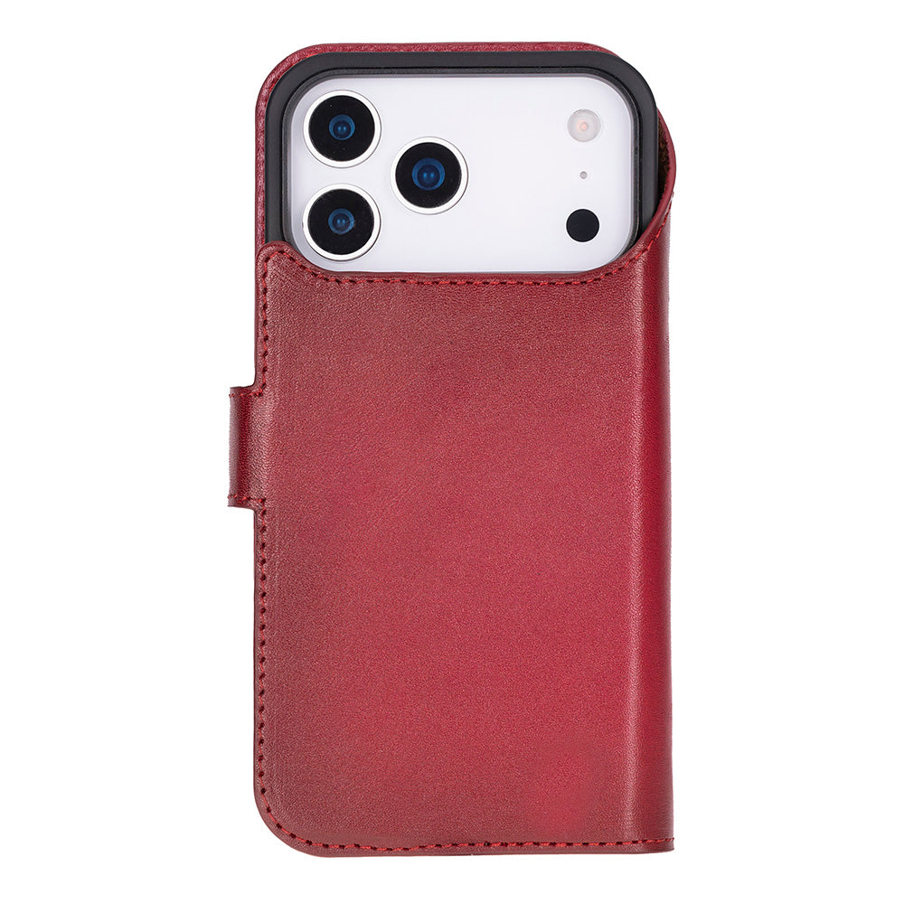 Magic iPhone 17 Pro Detachable Leather Wallet Case