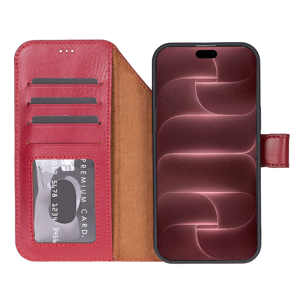 Magic iPhone 18 Pro Max Leather Detachable Wallet Case