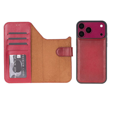 Magic iPhone 18 Pro Max Leather Detachable Wallet Case