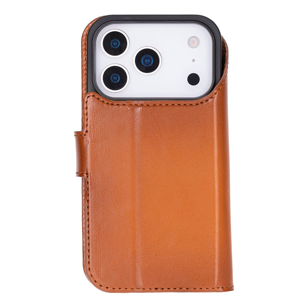 Magic iPhone 17 Pro Detachable Leather Wallet Case