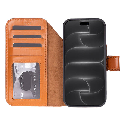 Magic iPhone 18 Pro Max Leather Detachable Wallet Case