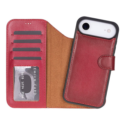 Magic iPhone 17 Air Leather Detachable Wallet Case