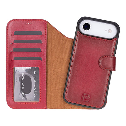Magic iPhone 17 Air Detachable Leather Wallet Case
