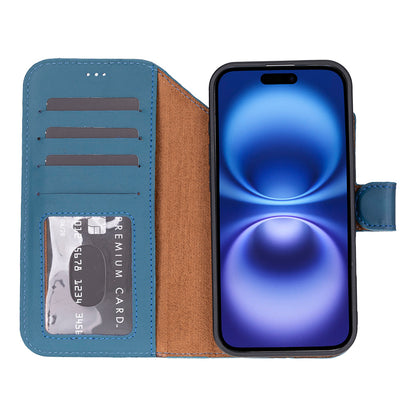 Magic iPhone 17 Air Leather Detachable Wallet Case