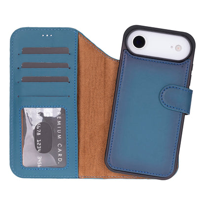 Magic iPhone 17 Air Leather Detachable Wallet Case