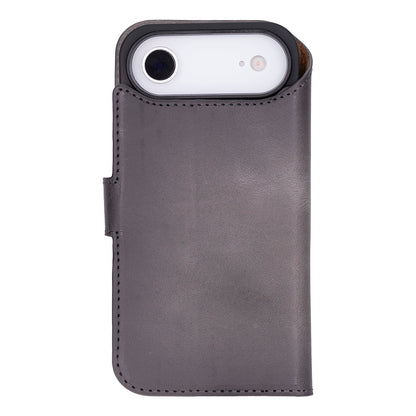 Magic iPhone 17 Air Leather Detachable Wallet Case