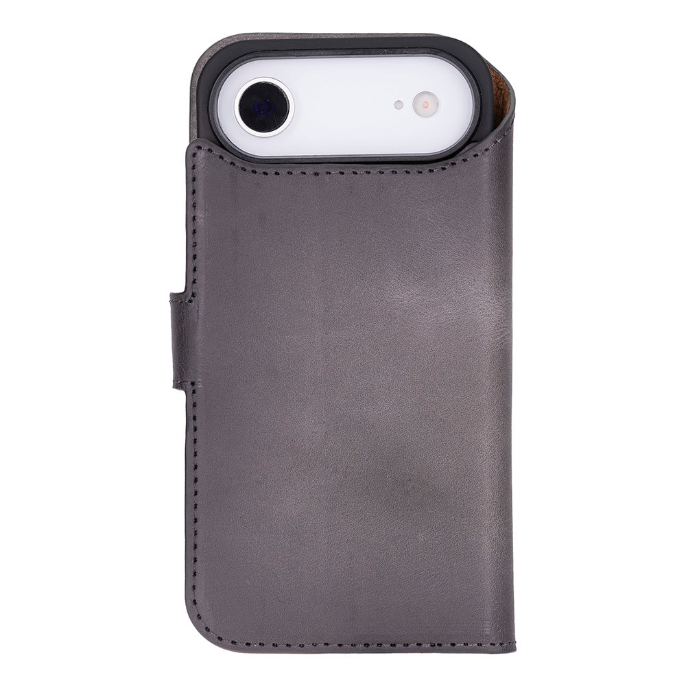Magic iPhone 17 Air Detachable Leather Wallet Case