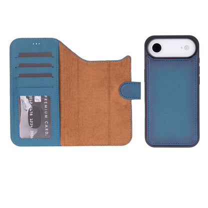 Magic iPhone 17 Air Detachable Leather Wallet Case