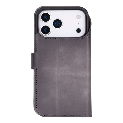 Magic iPhone 17 Pro Max Leather Detachable Wallet Case