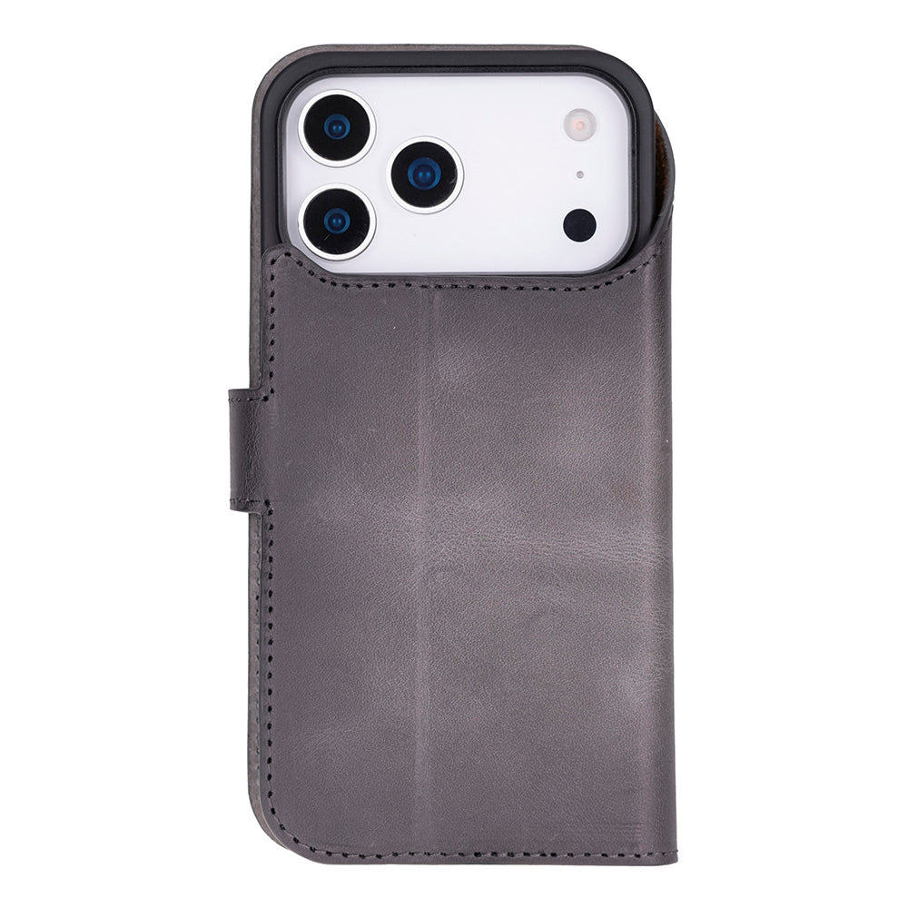 Magic iPhone 17 Pro Detachable Leather Wallet Case