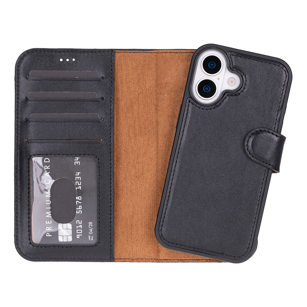Magic iPhone 17 Leather Detachable Wallet Case