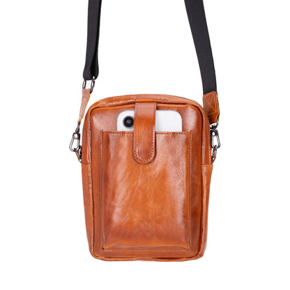 Pisa Genuine Leather Crossbody Bag