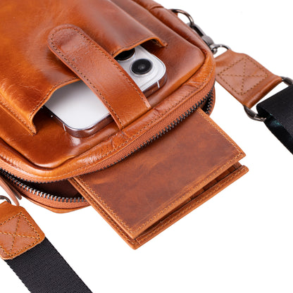 Solvix Leather Crossbody Bag