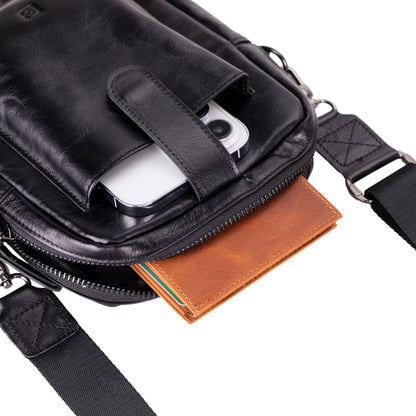 Solvix Leather Crossbody Bag