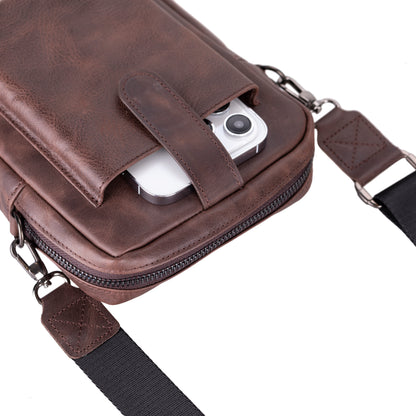 Pisa Genuine Leather Crossbody Bag