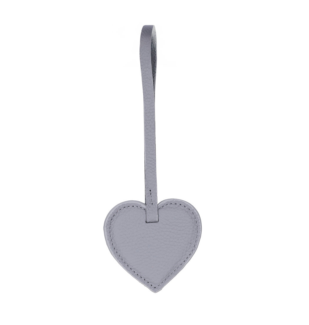 Heart Leather Bag Charm