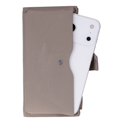 Lozan Strap Leather Crossbody Wallet