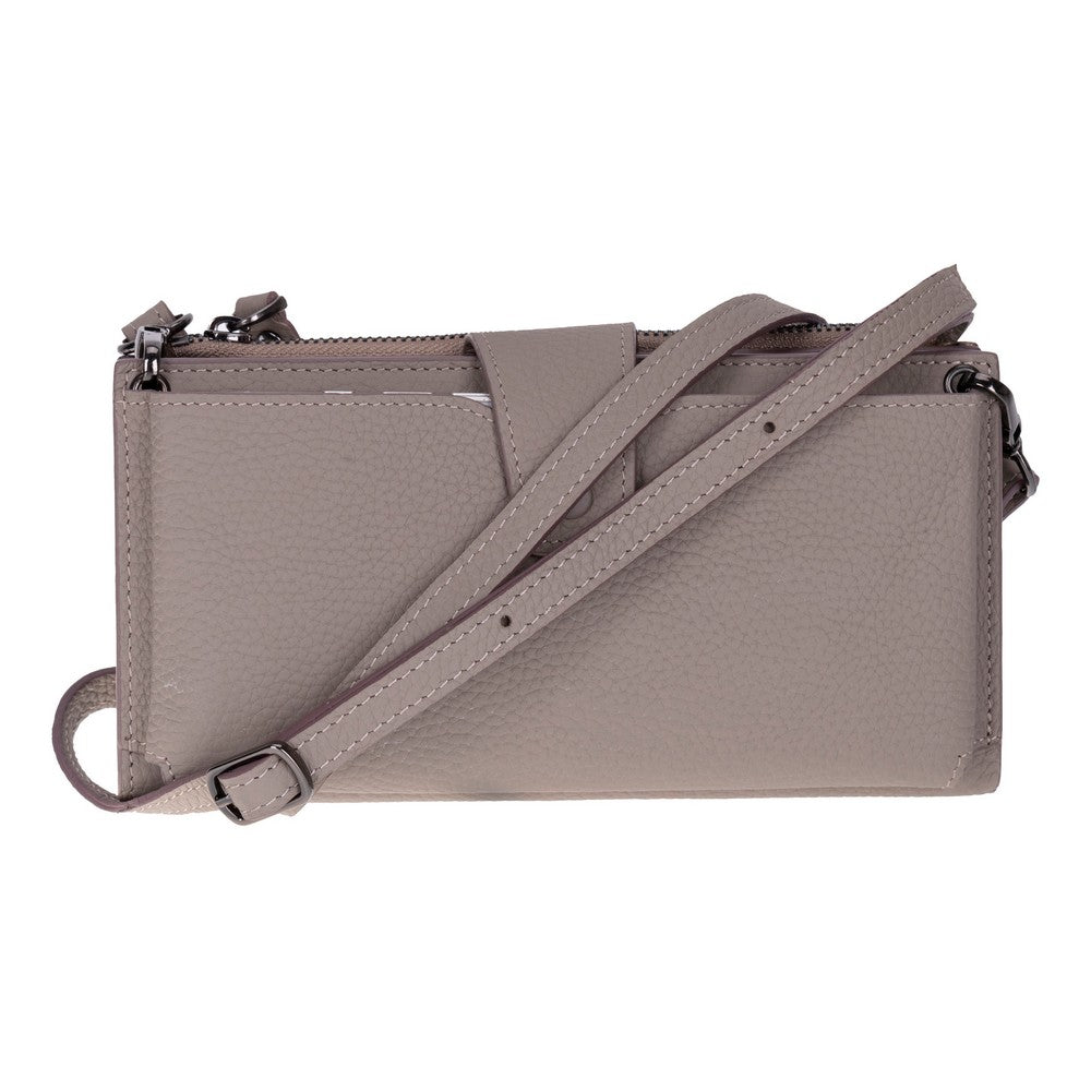 Lozan Strap Leather Crossbody Wallet