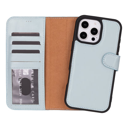 Magic iPhone 16 Pro Max Leather Detachable Wallet Case