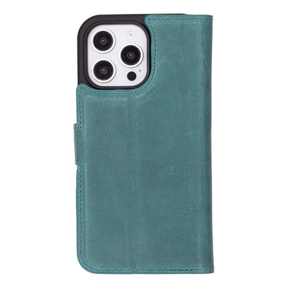 Magic iPhone 16 Pro Max Leather Detachable Wallet Case