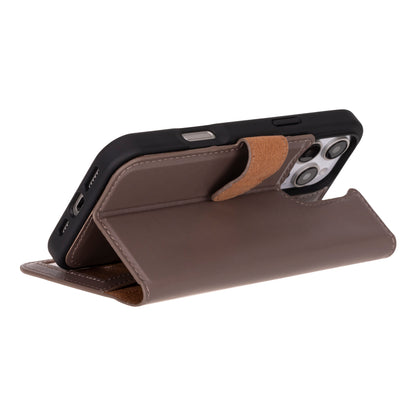 Magic iPhone 16 Pro Max Leather Detachable Wallet Case