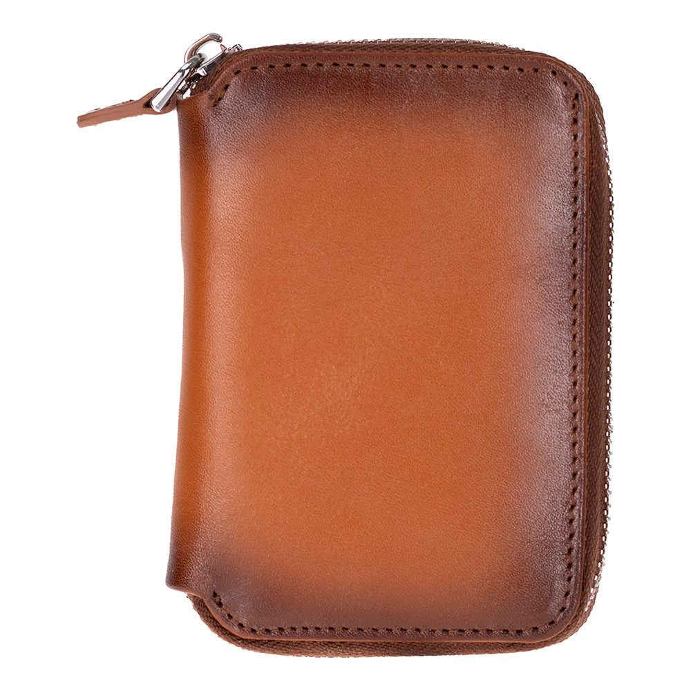 Elvis Leather Zipper Wallet