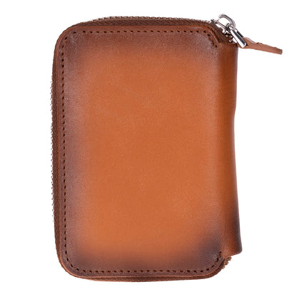 Elvis Leather Zipper Wallet