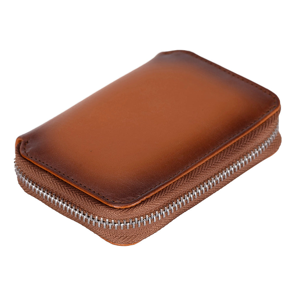 Elvis Leather Zipper Wallet