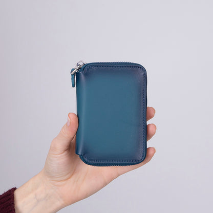 Elvis Leather Zipper Wallet