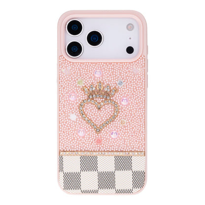 Vissel Heart Crystal Luxury Case for iPhone 17 Pro