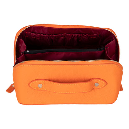 Ella Leather Make up Bag