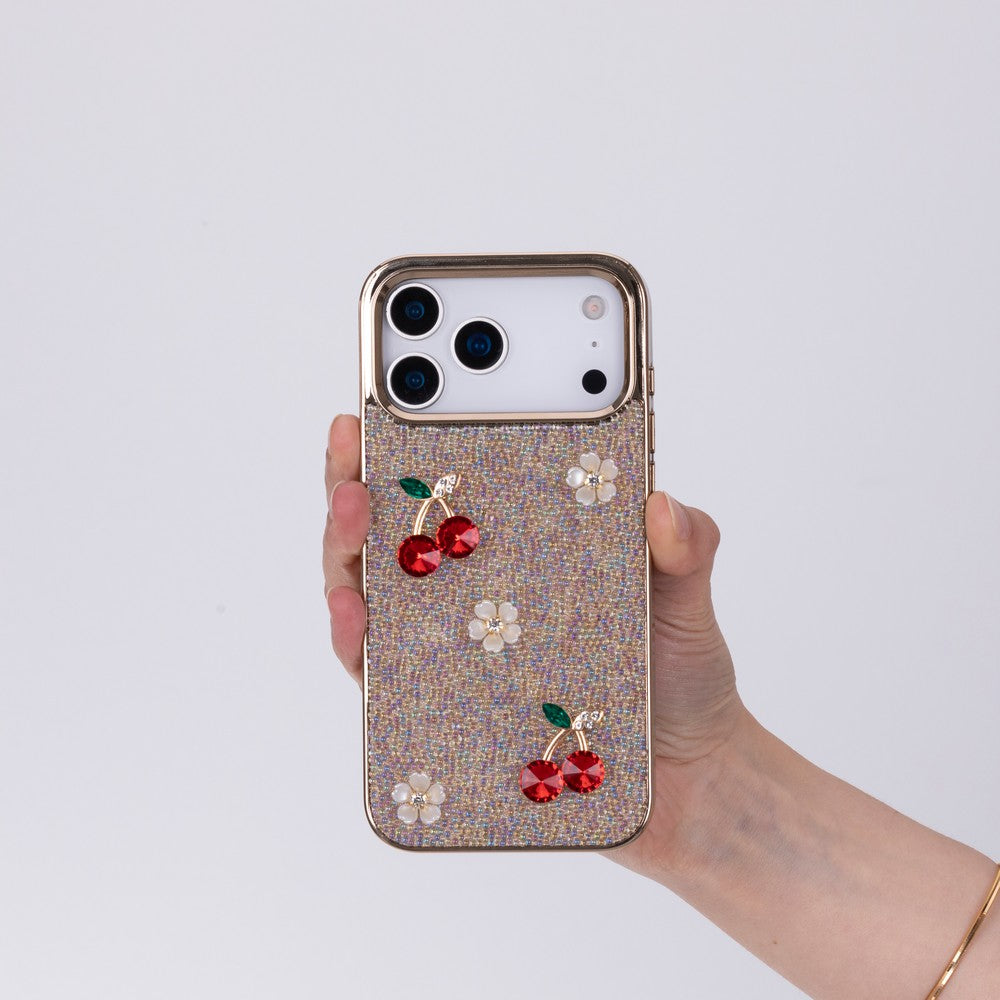 Freya Crystal Cherry Case for iPhone 17 Pro