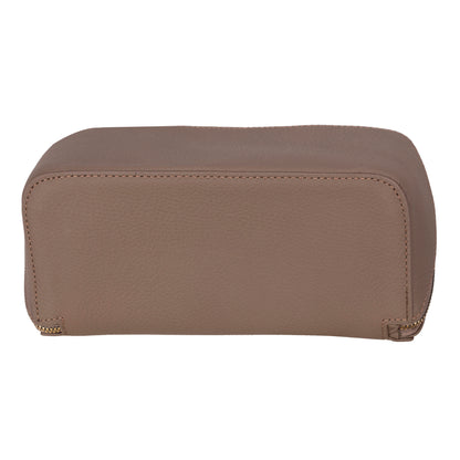 Ella Leather Make up Bag